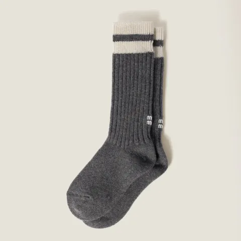 Wool and cashmere socks