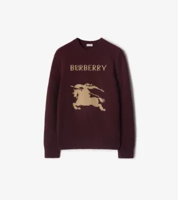 Knight Wool Cashmere Sweater in Box red