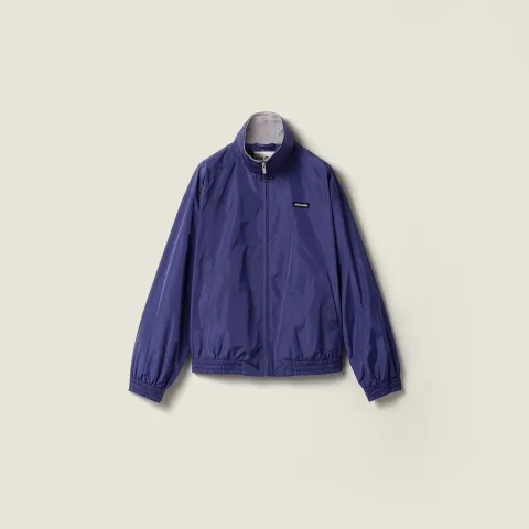 Technical poplin blouson jacket