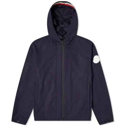 Carles Tricolore Band Logo Hooded Windbreaker