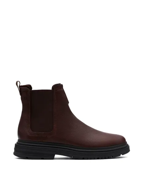 Clarks Leather Pull-On Chelsea Boots