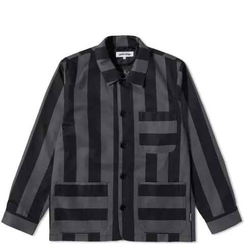Filigree Striped Chore Jacket