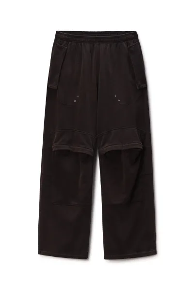 Mid-Rise Cargo Sweatpant Oversize