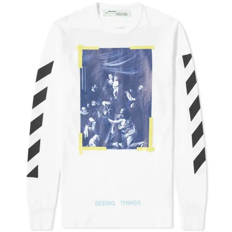 Diagonal Caravaggio Long Sleeve Tee