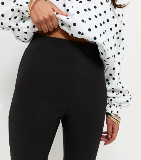 Women's Black Capri Trousers