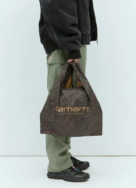 Paisley Packable Tote Bag