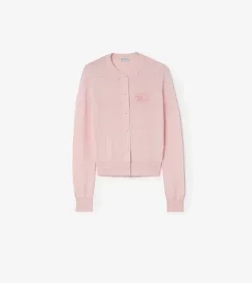 Knight Cotton Wool Cardigan in Mallow pink - Women, Lace