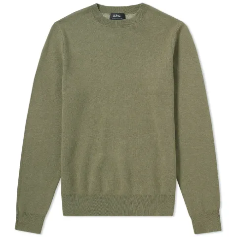 A.P.C. Cia Back Logo Crew Knit
