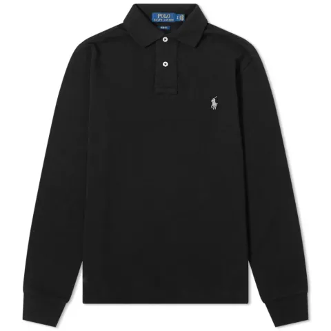 Long Sleeve Slim Fit Polo