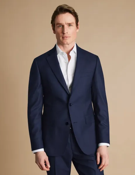 Charles Tyrwhitt Ultimate Performance Slim Fit Suit Jacket Dark Indigo