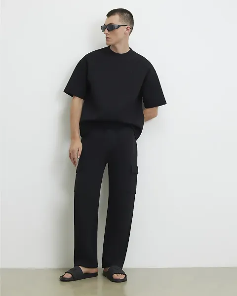 River Island Premium Regular Fit Cargo Joggers