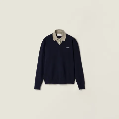 Wool and cashmere sweater