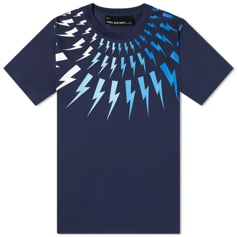 Ombre Fairisle Thunderbolt T-Shirt