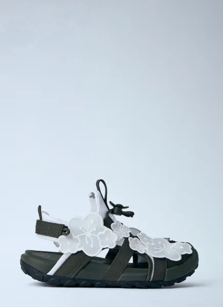 Floral Appliqué Sandals