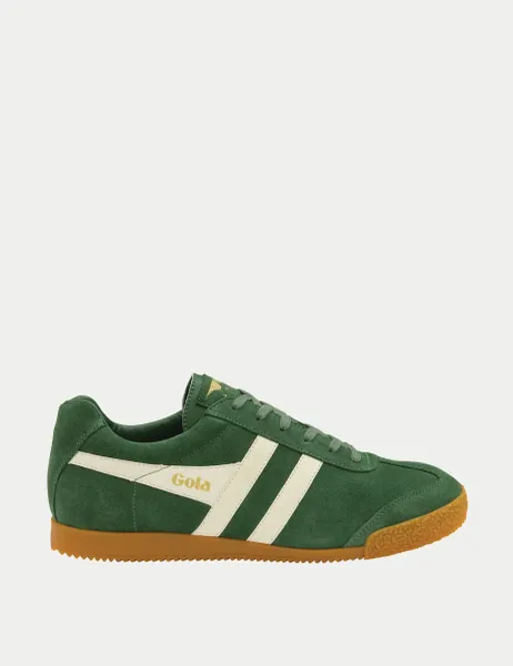 Gola Harrier Suede Trainers Green