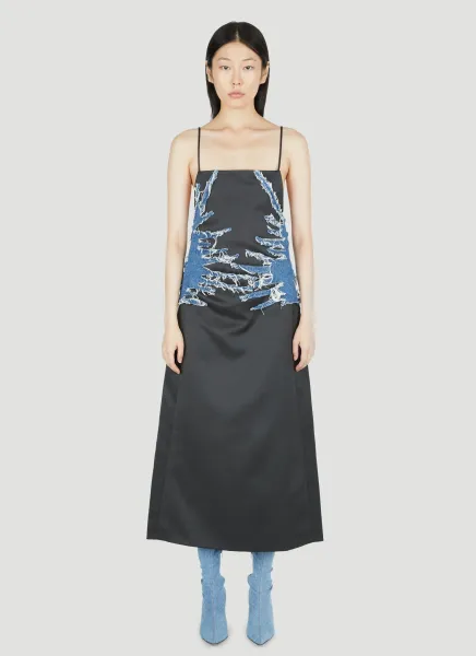 Satin Whisker Dress