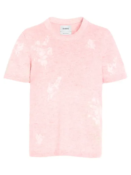 Cashmere Short Sleeve Jumper Pink