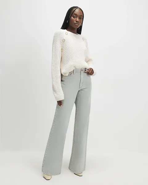 River Island Relaxed Straight Jeans