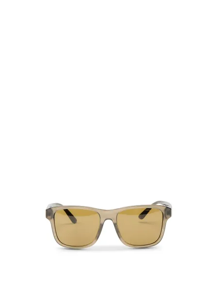Emporio Armani Mens Acetate Rectangular Sunglasses