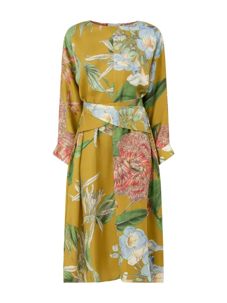 One Hundred Stars Rhodoleia TENCEL Midi Dress