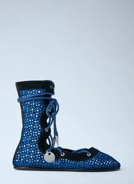 Reticella Lace Up Boot