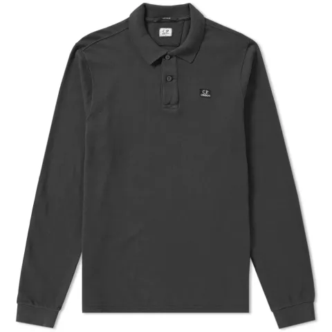 Long Sleeve Patch Logo Polo