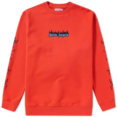 Burning Logo Crew Sweat