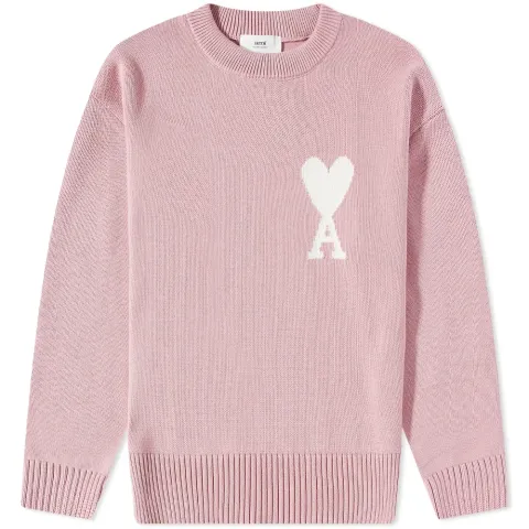 AMI Large A Heart Crew Knit