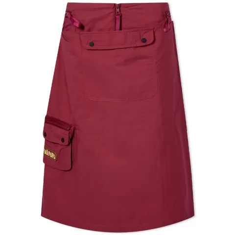 Knife Pleat Wrap Skirt