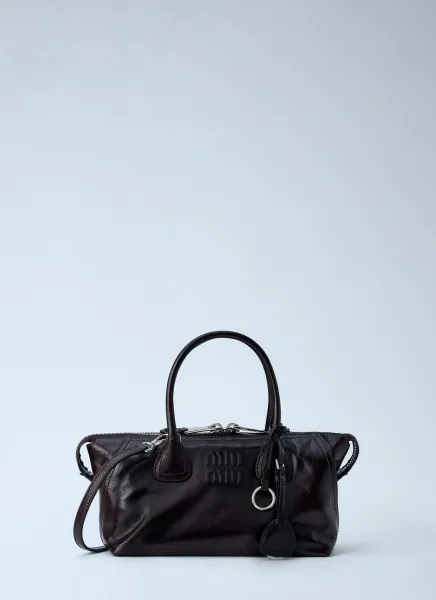 Leather Top Handle Bag