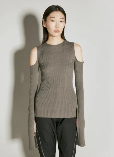 Cape Sleeve Knit Sweater