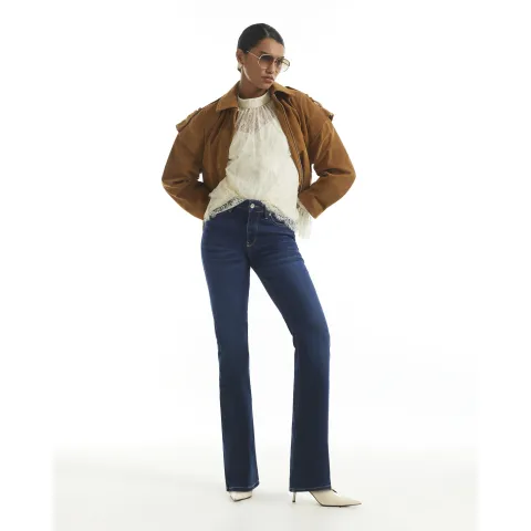 River Island Mid Rise Bootcut Jeans