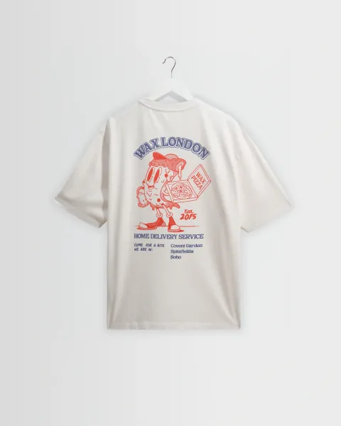 Milton - White Pizza Delivery Graphic t-Shirt