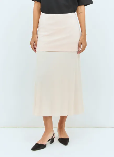 Layered Midi Skirt