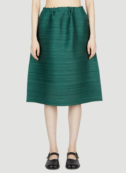 Jacquard A-Line Skirt