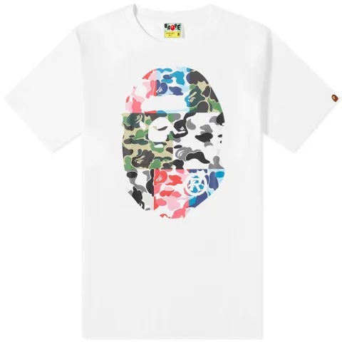 Abc Camo Crazy Big Ape Head T-Shirt
