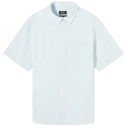 A.P.C. Bellini Short Sleeve Linen Shirt