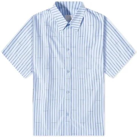 Repeat Logo Short Sleeve Stripe Shirt