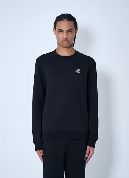 Logo Motif Sweatshirt