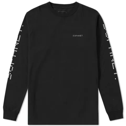 SOPHNET. Long Sleeve Authentic Logo Tee