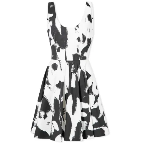 Graffiti Print Mini Dress