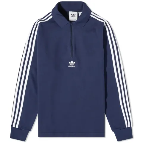 Long Sleeve 3 Stripe Polo