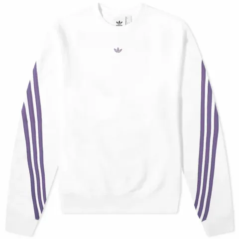 3-Stripe Wrap Crew Sweat