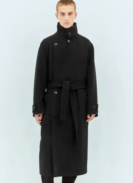 Wrap Wool Coat