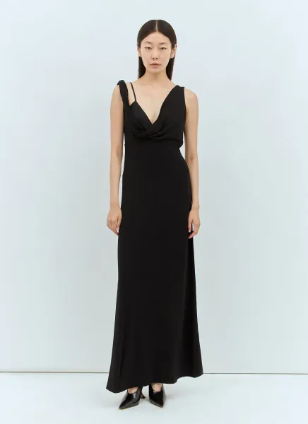 Twist Drape Dress