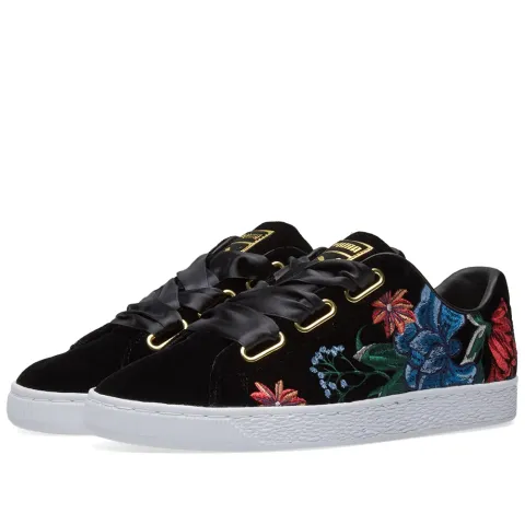 Basket Heart Hyper Embroidered W
