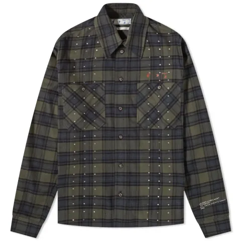 END. x Off-White Till The End Flannel Shirt