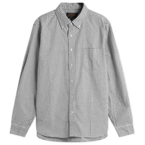 Button Down Gingham Oxford Shirt