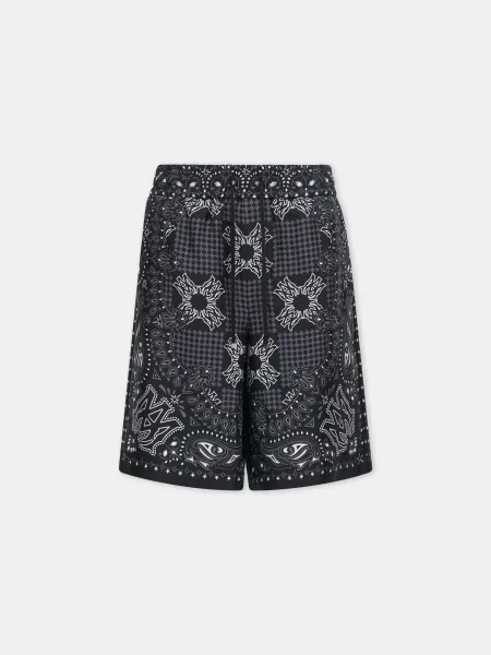 MA CHECK SHORT - Black