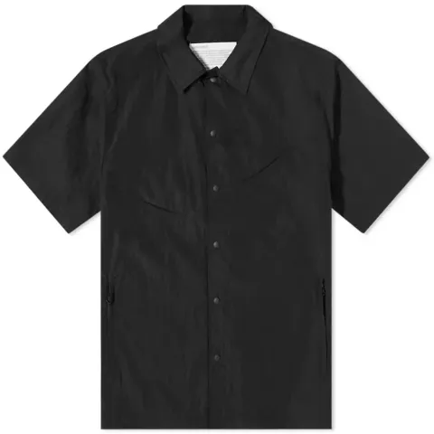Short Sleeve Nylon Zip Shirt